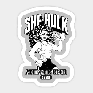 She-Hulk Gym Shirt Sticker